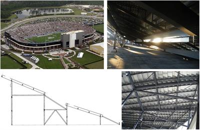 Sensing and Monitoring for Stadium Structures: A Review of Recent Advances and a Forward Look